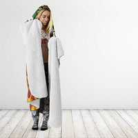 Vanuatu Christmas Hooded Blanket Ni-Van Santa Retro Style - Polynesian Pride
