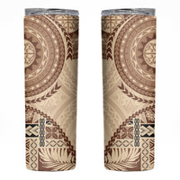 Samoa Siapo Pattern Simple Style Skinny Tumbler
