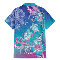 Polynesia Sea Turtle Couple Family Matching Mermaid Dress and Hawaiian Shirt Love Is Life LT05 - Polynesian Pride