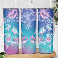 Polynesia Sea Turtle Couple Skinny Tumbler Love Is Life LT05 - Polynesian Pride