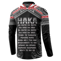 New Zealand Aotearoa Button Sweatshirt Traditional Kapa Haka