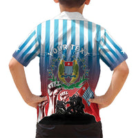 Personalised Free West Papua Family Matching Short Sleeve Bodycon Dress and Hawaiian Shirt One People One Soul Unique Style LT05 - Polynesian Pride