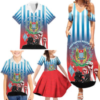 Personalised Free West Papua Family Matching Summer Maxi Dress and Hawaiian Shirt One People One Soul Unique Style LT05 - Polynesian Pride