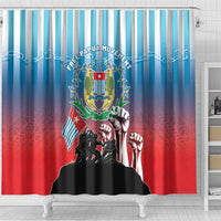 Free West Papua Shower Curtain One People One Soul Unique Style - Polynesian Pride