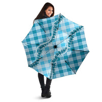 Blue Hawaii Palaka Umbrella Hawaiian Pikake Lei
