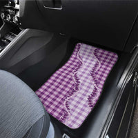 Violet Hawaii Palaka Car Mats Hawaiian Pikake Lei