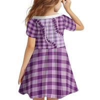 Violet Hawaii Palaka Family Matching Short Sleeve Bodycon Dress and Hawaiian Shirt Hawaiian Pikake Lei LT05 - Polynesian Pride