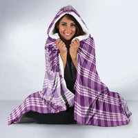 Violet Hawaii Palaka Hooded Blanket Hawaiian Pikake Lei