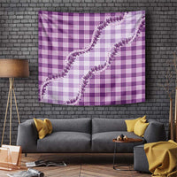 Violet Hawaii Palaka Tapestry Hawaiian Pikake Lei