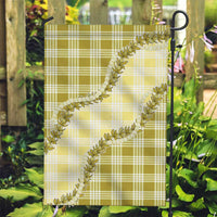 Yellow Hawaii Palaka Garden Flag Hawaiian Pikake Lei