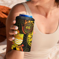 Personalised Kiribati Independence Day 4 in 1 Can Cooler Tumbler 46th Anniversary LT05 - Polynesian Pride