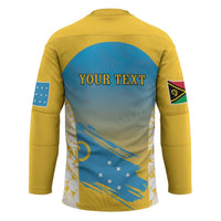 Personalised Vanuatu Sanma Day Hockey Jersey Special Style - Polynesian Pride