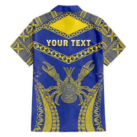 Personalised Niue The Rock Of Polynesia Family Matching Summer Maxi Dress and Hawaiian Shirt Peniamina Gospel Day Blue Version LT05 - Polynesian Pride