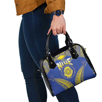 Niue The Rock Of Polynesia Shoulder Handbag Peniamina Gospel Day Blue Version