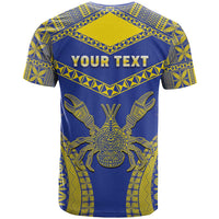 Personalised Niue The Rock Of Polynesia T Shirt Peniamina Gospel Day Blue Version