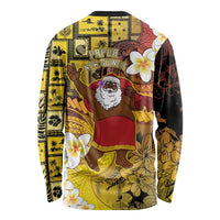 Papua New Guinea Retro Christmas Long Sleeve Shirt Hamamas Krismas LT05 - Polynesian Pride