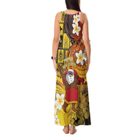 Papua New Guinea Retro Christmas Tank Maxi Dress Hamamas Krismas - Polynesian Pride