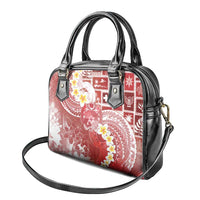 Tonga Christmas Shoulder Handbag Kilisimasi Fiefia Retro Style Red - Polynesian Pride