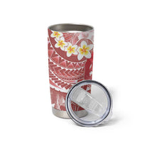 Tonga Christmas Tumbler Cup Kilisimasi Fiefia Retro Style Red - Polynesian Pride