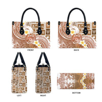 Tonga Christmas Leather Bag Kilisimasi Fiefia Retro Style Brown - Polynesian Pride