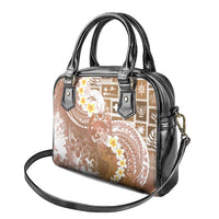 Tonga Christmas Shoulder Handbag Kilisimasi Fiefia Retro Style Brown - Polynesian Pride