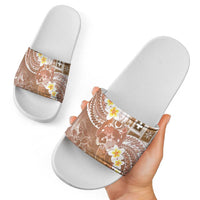 Tonga Christmas Slide Sandals Kilisimasi Fiefia Retro Style Brown - Polynesian Pride