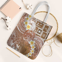 Tonga Christmas Tote Bag Kilisimasi Fiefia Retro Style Brown - Polynesian Pride