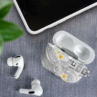 Tonga Christmas AirPods Case Kilisimasi Fiefia Retro Style White - Polynesian Pride
