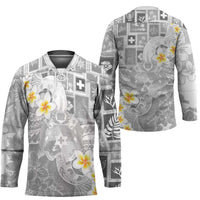 Tonga Christmas Hockey Jersey Kilisimasi Fiefia Retro Style White - Polynesian Pride