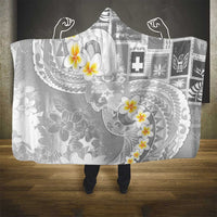 Tonga Christmas Hooded Blanket Kilisimasi Fiefia Retro Style White LT05 - Polynesian Pride