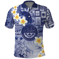 Federated States Of Micronesia Christmas Polo Shirt Retro Style Dark Version - Polynesian Pride