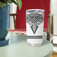 Personalised Melanesian Brotherhood Tumbler Cup With Tribal Pattern - Polynesian Pride