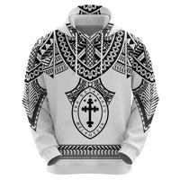 Personalised Melanesian Brotherhood Zip Hoodie With Tribal Pattern - Polynesian Pride