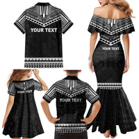 Personalised Melanesian Brotherhood Family Matching Mermaid Dress and Hawaiian Shirt Ministry Faith And Mission LT05 - Polynesian Pride