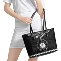 Melanesian Brotherhood Leather Tote Bag Ministry Faith And Mission - Polynesian Pride