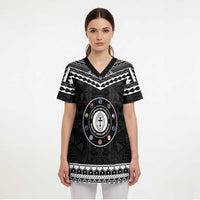 Personalised Melanesian Brotherhood Scrub Top Ministry Faith And Mission - Polynesian Pride