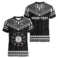 Personalised Melanesian Brotherhood Women V-Neck T-Shirt Ministry Faith And Mission LT05 - Polynesian Pride