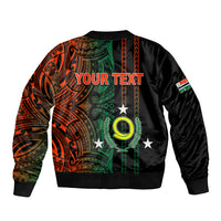 Custom Vanuatu Penama Bomber Jacket Polynesian Tribal LT6 - Polynesian Pride