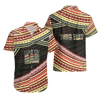 (Custom Personalised) Happy Fathers Day Polynesian Hawaiian Shirt I Love You Dad LT6 - Polynesian Pride