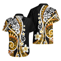 Plumeria Polynesian Hawaiian Shirt Trending Gold LT6 - Polynesian Pride