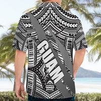 Polynesian Guam Hawaiian Shirt with Coat Of Arms Claws Style - White LT6 - Polynesian Pride