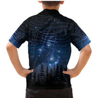 Matariki Te Tau Hou Māori Family Matching Mermaid Dress and Hawaiian Shirt New Zealand Starry Sky LT7 - Polynesian Pride