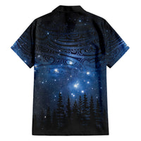 Matariki Te Tau Hou Māori Family Matching Short Sleeve Bodycon Dress and Hawaiian Shirt New Zealand Starry Sky LT7 - Polynesian Pride