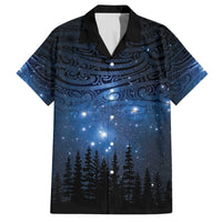 Matariki Te Tau Hou Māori Family Matching Summer Maxi Dress and Hawaiian Shirt New Zealand Starry Sky LT7 Dad's Shirt - Short Sleeve Galaxy - Polynesian Pride
