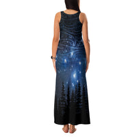 Matariki Te Tau Hou Māori Family Matching Tank Maxi Dress and Hawaiian Shirt New Zealand Starry Sky LT7 - Polynesian Pride