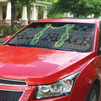 Hawai'i Paniolo Maile Twisted Lei Auto Sun Shade Obsidian Black LT7 - Polynesian Pride