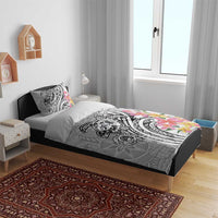 Aloha Kahoolawe Island Personalized Bedding Set Ashen Dreamy Turtle