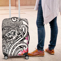 Aloha Kahoolawe Island Personalized Luggage Cover Ashen Dreamy Turtle