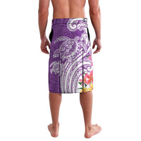 Aloha Kauai Island Personalized Lavalava Lilac Dreamy Turtle