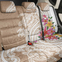 Aloha Niihau Island Personalized Back Car Seat Cover Beige Dreamy Turtle LT7 - Polynesian Pride